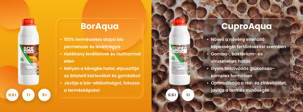 Bio lemosó permetszerek