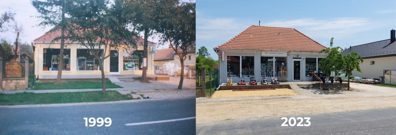 A gazdabolt 1999-ben és 2023-ban