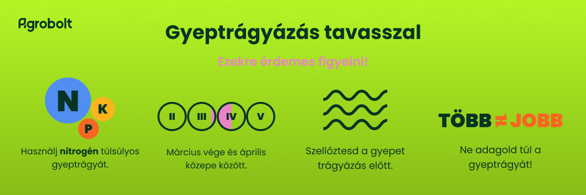 Gyeptrágyázás tavasszal tippek