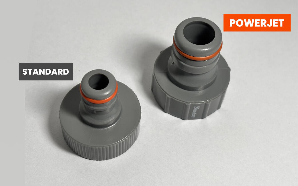Standard és PowerJet gyorscsatlakozók