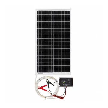 Napelemes rendszer - 30 W - töltésvezérlővel - 80008