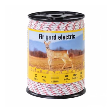 Fonott villanypásztor zsinór - 200 m -  150 kg - 0,09 Ω/m - 80029