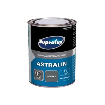 Supralux Astralin Univ. Zománcfesték - Selyemfényű szürke - 1 l - 82018
