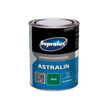 Supralux Astralin Univ. Zománcfesték - Selyemfényű zöld - 1 l - 82019