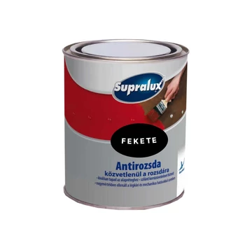 Supralux Antirozsda kalapácslakk - Fekete - 0,75 l - 82032