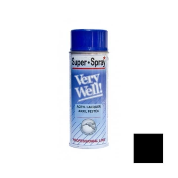 Very Well Festékspray - Matt fekete(RAL9005) - 400 ml - 82057