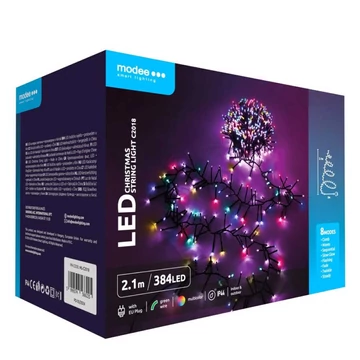 Modee Karácsonyi LED Fényfüzér Színes - 384 LED/2,1m - ML-C2018