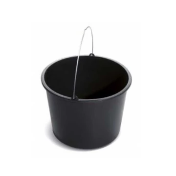 Vödör műanyag, fekete - 5 l