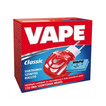 Vape elektromos szúnyogirtó készülék + 10 szúnyogirtó lapka