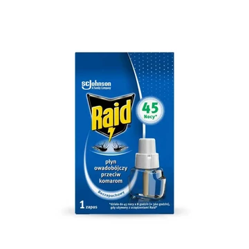 Raid szúnyogriasztó készülék utántöltő folyadék (45 éjszaka)