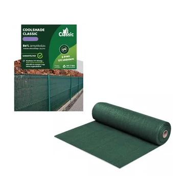 Árnyékoló háló 80% Coolshade - 1,5x10 m - Zöld - bela8200