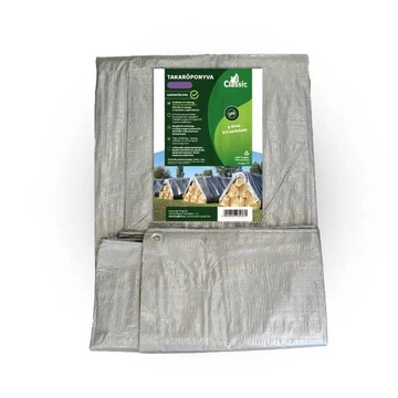 Vízálló takaróponyva 120g/m² - 2x3m - Ezüst