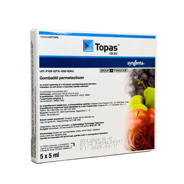 Topas 100 EC gombaölő permetszer 5 x 5 ml