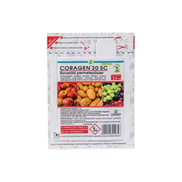 Coragen 20 SC rovarölő permetszer, dióburok-fúrólégy ellen - 2,5 ml ampulla - cora4301