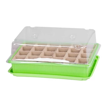 Palántanevelő mini melegház 27,5 x 20,5 x 7 cm