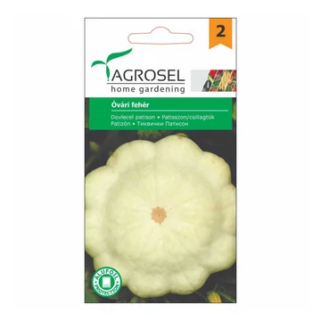 Patisszon vetőmag Óvári fehér 1,5 g - Agrosel
