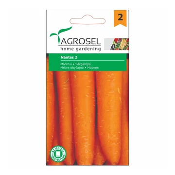 Sárgarépa vetőmag Nantes 2 | 4.5g- Agrosel