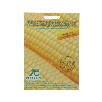 Csemegekukorica vetőmag Nugat 72 - 100 szemes - Topcorn - tc72002