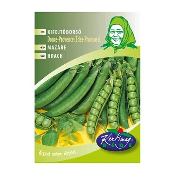 Áttelelő borsó vetőmag Édes Provanszi 200g Rédei Kertimag