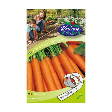Sárgarépa vetőmagszalag Nanetes 2 3x1,33 m