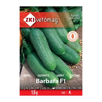 Barbara F1 uborka vetőmag 1,5g ZKI vetőmag