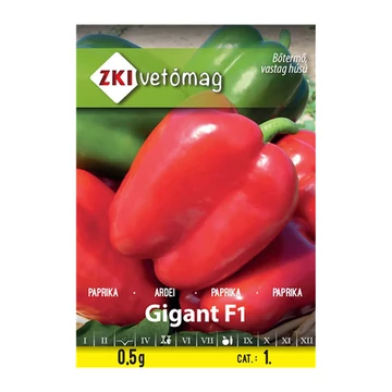Gigant F1 paprika vetőmag 0,5g ZKI vetőmag