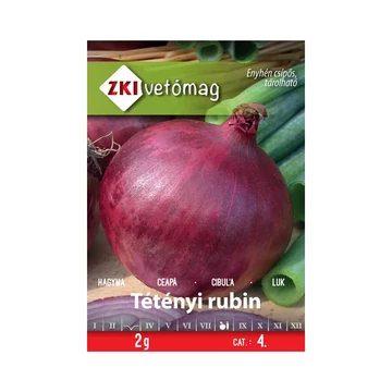 Lilahagyma vetőmag Tétényi rubin 2g - ZKI vetőmag - zki7026