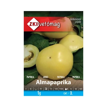 Paprika vetőmag Almapaprika 1g - ZKI vetőmag - zki7007
