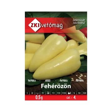 Paprika vetőmag Fehérözön 0,5g - ZKI vetőmag