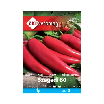 Paprika vetőmag Szegedi 80 1g - ZKI vetőmag - zki7011