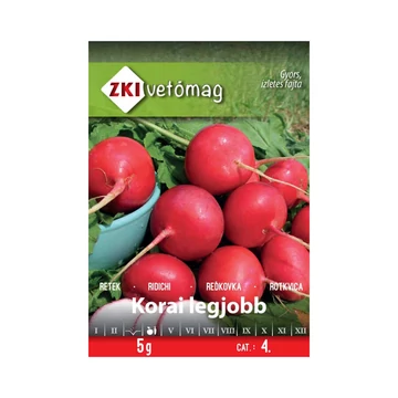 Retek vetőmag Korai legjobb 5g - ZKI vetőmag - zki7037