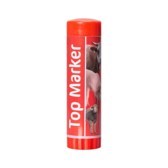 TopMarker ideiglenes állatjelölő zsírkréta - Piros - 60 ml - 2455