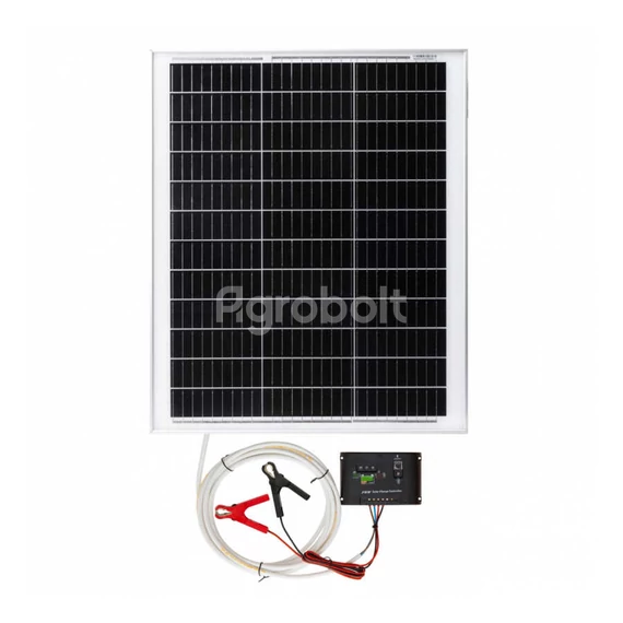 Napelemes rendszer - 50 W - töltésvezérlővel - 80009