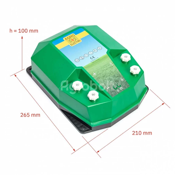 DL 10000 Villanypásztor készülék méretei