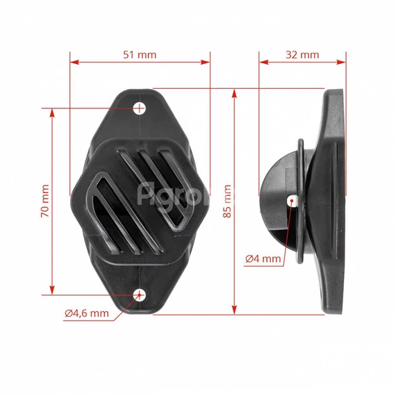 Szigetelő permanens kerítéshez