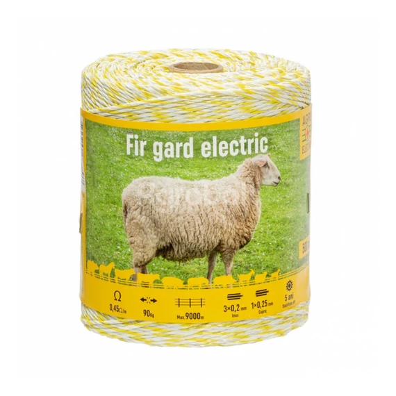 Villanypásztor zsinór - 500 m - 90 kg - 0,45 Ω/m - 80026