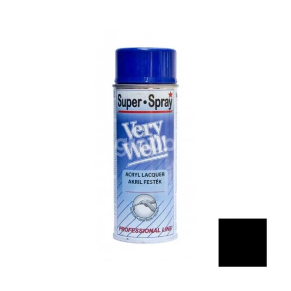 Very Well Festékspray - Matt fekete(RAL9005) - 400 ml - 82057
