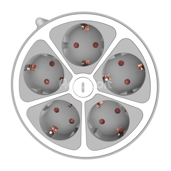 Technik Professional Elosztó Kör - 5 utas 1,4m kábel 16A - 780002