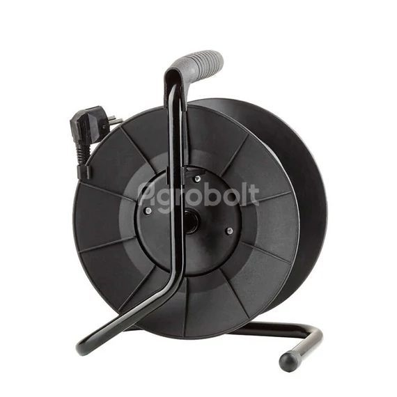 Technik Professional Kábeldob 4-er 25m 1,5mm2 (fekete) 16A