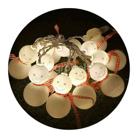 Modee Karácsonyi LED Dekorfény Melegfehér elemes - 10 LED/1