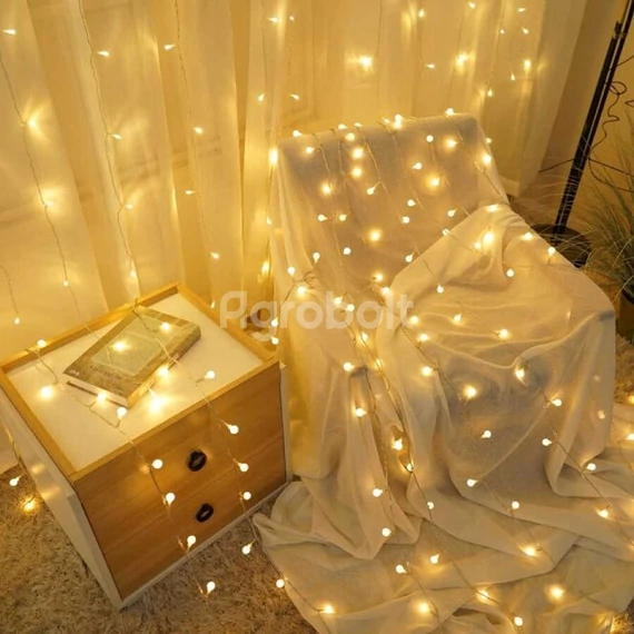 Modee Karácsonyi LED Füzér Berry Plastic melegfehér - 100 LED/10m/10cm