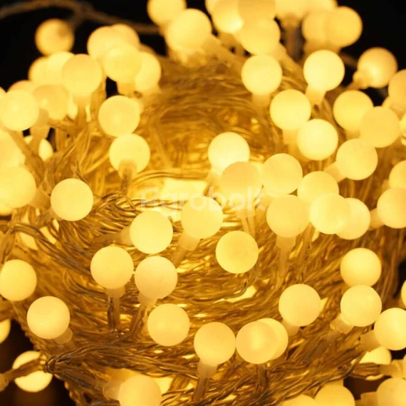 Modee Karácsonyi LED Füzér Berry Plastic melegfehér - 100 LED/10m/10cm