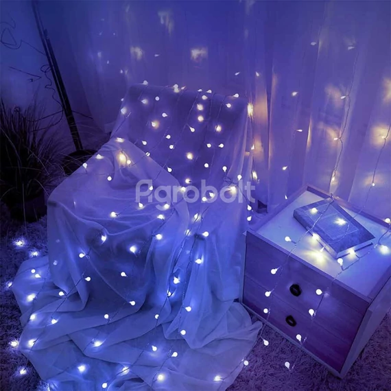 Modee Karácsonyi LED Füzér Berry Plastic hidegfehér - 100 LED/10m/10cm