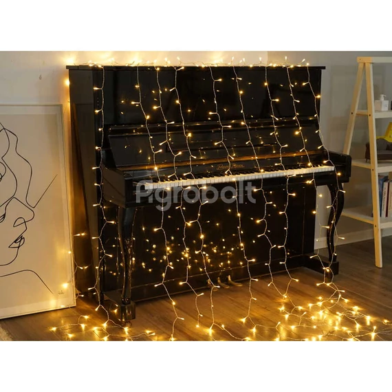 Modee Karácsonyi LED Fényfüggöny melegfehér - 300 LED/3m x 3m