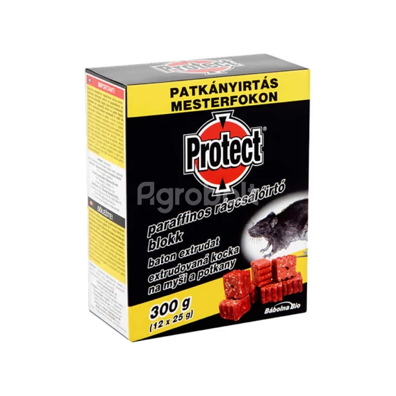 Protect Rágcsálóirtó Paraffinos Blokk - 300 g - ragb3501