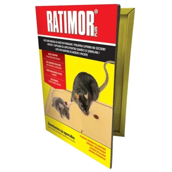 Ratimor Plus Ragadós Egér- és Patkányfogó lap - rati0001