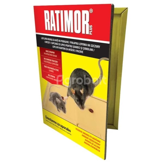 Ratimor Plus Ragadós Egér- és Patkányfogó lap - rati0001
