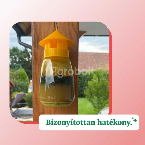 Biostop irtószermentes légycsapda használatban