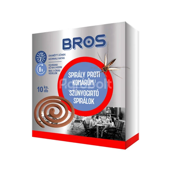 Szúnyogriasztó spirál 10 db Bros