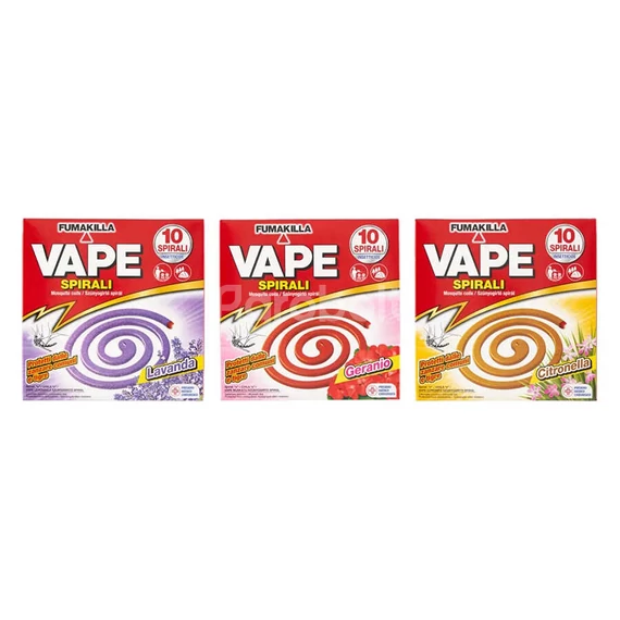 Vape szúnyogriasztó spirál 10 db